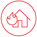 House on fire icon